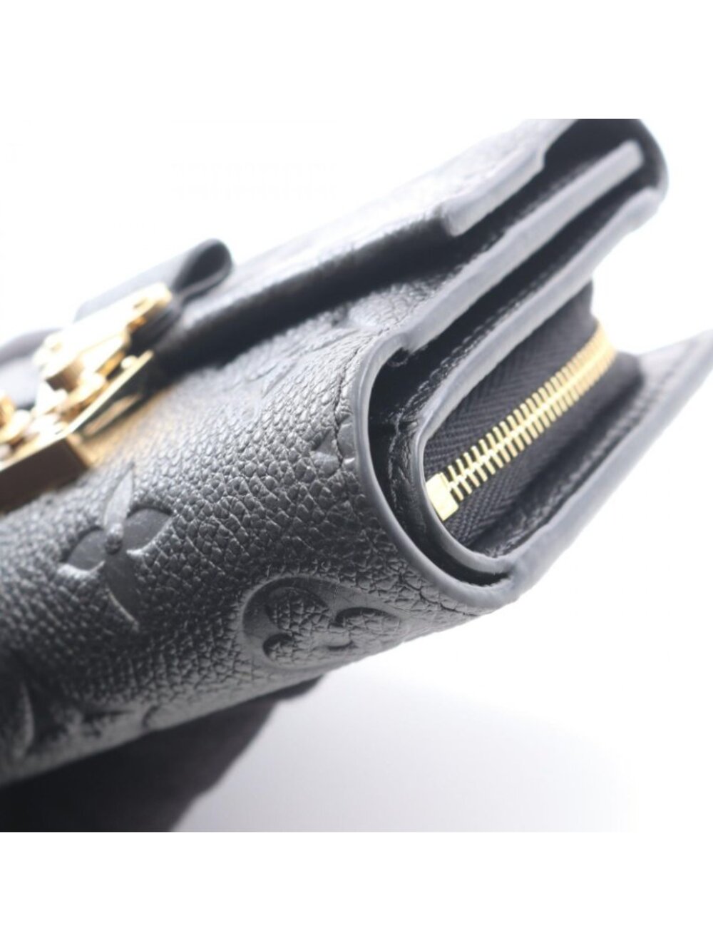 Louis Vuitton Tri Foldwallet Portefeuille Metis Compact Noir Leather - Picture 8 of 8